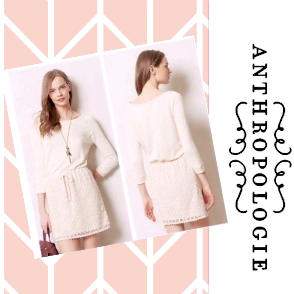 Anthropologie Ceridwen Saturday Sunday crochet mini dress